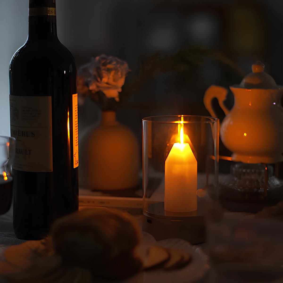 Luminara Hand-Wave LED Candle | Touch-Free Ambient Lighting