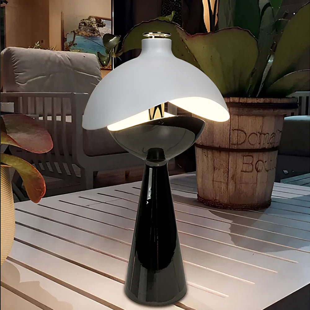 GlowHaven LED Table Lamp – Modern, Touch-Control & Rechargeable