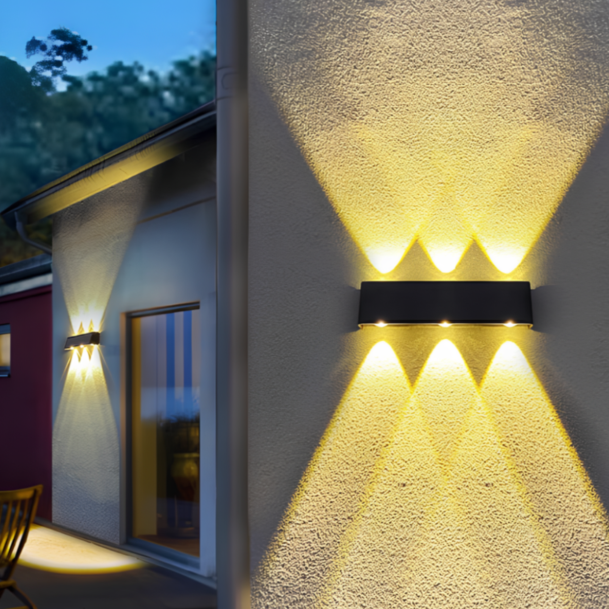 SolarGuard Outdoor Wall Light – Waterproof LED Solar Lamp