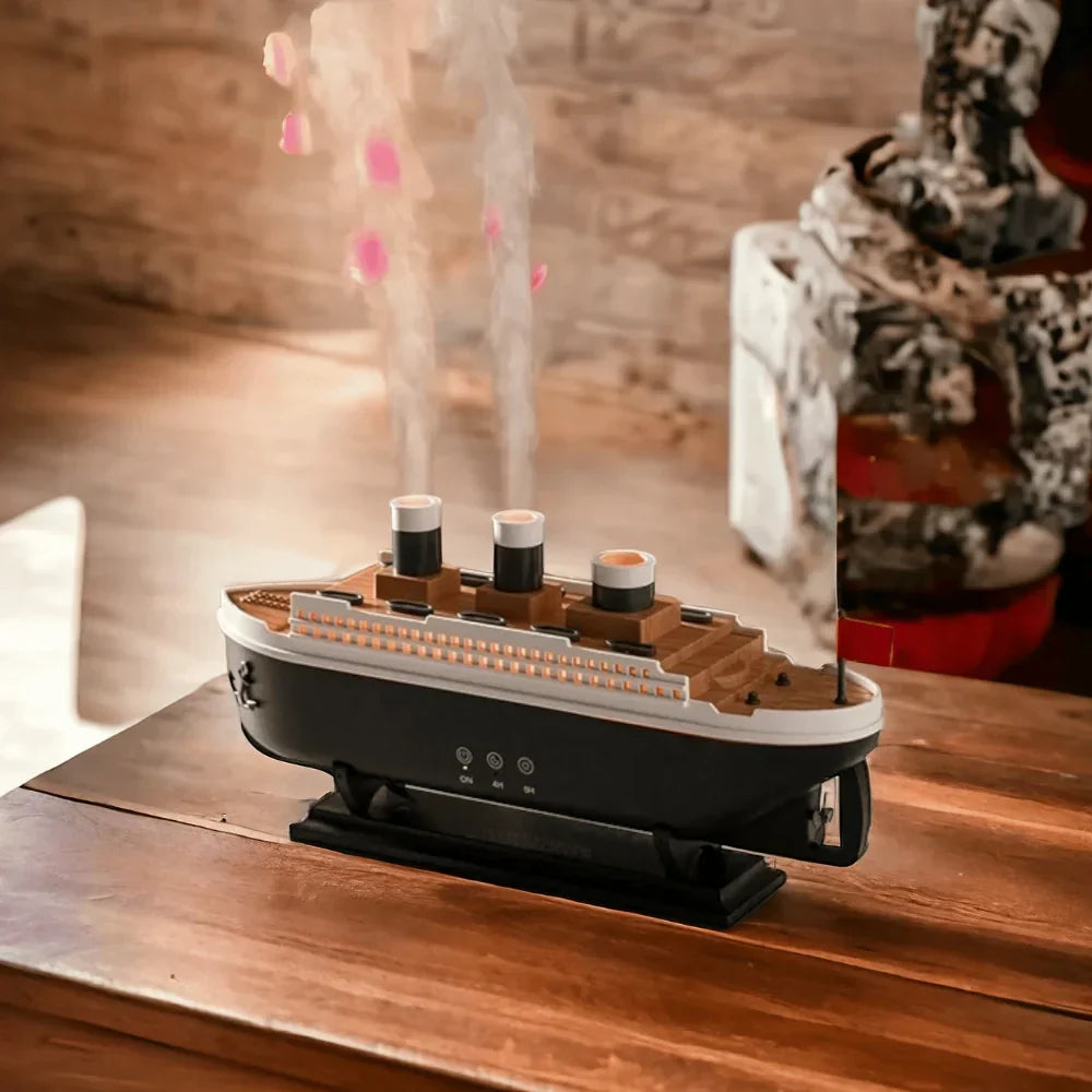 Ocean Mist Ship Humidifier – Ultrasonic Cool Mist & Aromatherapy