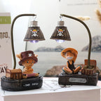 Pirate Figures LED Table Lamp – Decorative Lighting for Children's Rooms and Anime Fans