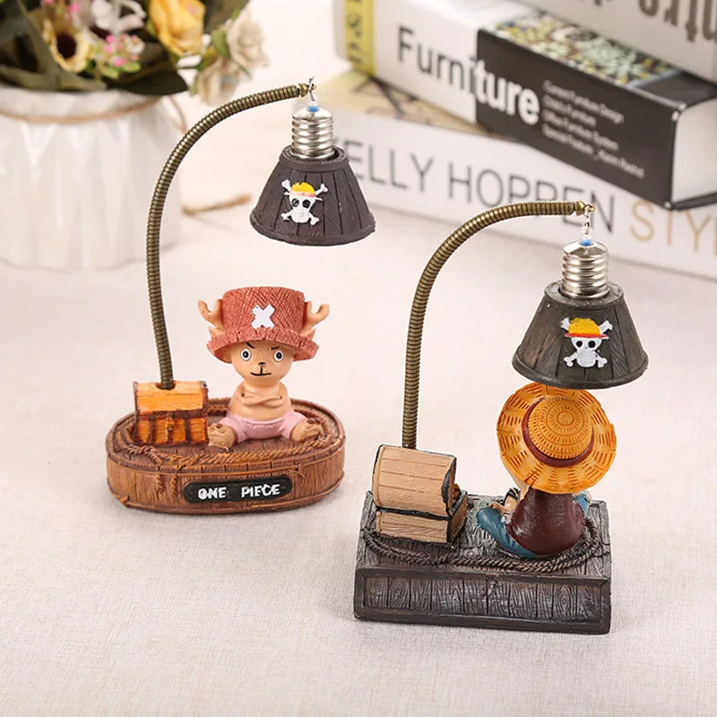 Pirate Figures LED Table Lamp – Decorative Lighting for Children's Rooms and Anime Fans