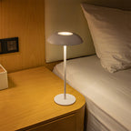 GlowEdge Iron LED Touch Lamp – Modern Rechargeable Ambient Light