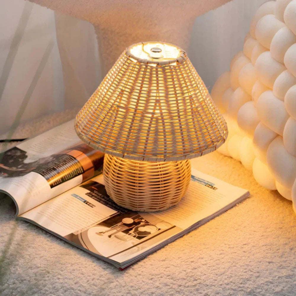 EcoBamboo Table Lamp – Sustainable & Minimalist Lighting for Modern Spaces
