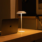 GlowEdge Iron LED Touch Lamp – Modern Rechargeable Ambient Light