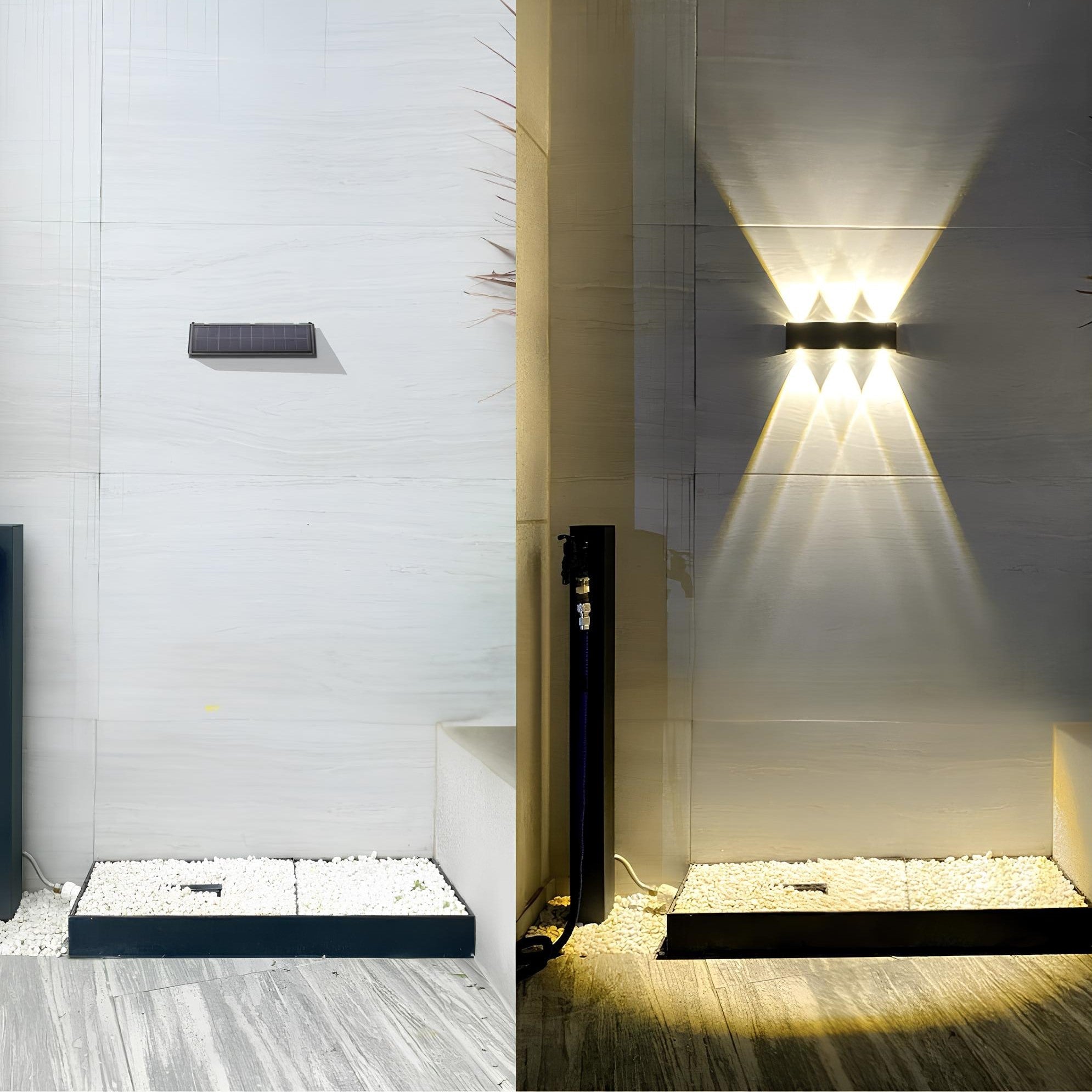 SolarGuard Outdoor Wall Light – Waterproof LED Solar Lamp