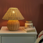 EcoBamboo Table Lamp – Sustainable & Minimalist Lighting for Modern Spaces