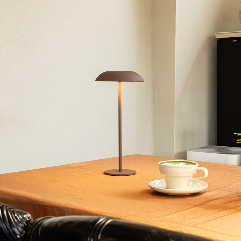 GlowEdge Iron LED Touch Lamp – Modern Rechargeable Ambient Light