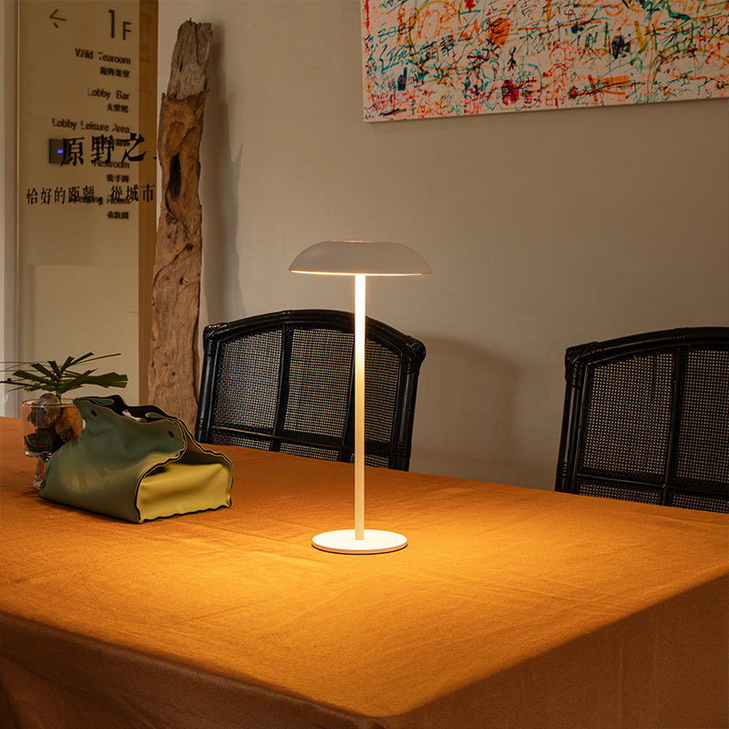 GlowEdge Iron LED Touch Lamp – Modern Rechargeable Ambient Light