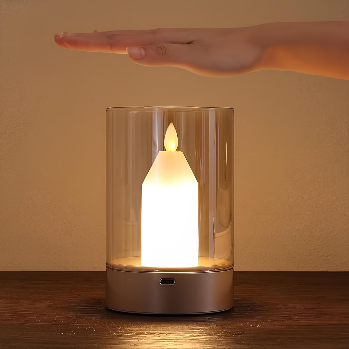 Luminara Hand-Wave LED Candle | Touch-Free Ambient Lighting