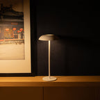 GlowEdge Iron LED Touch Lamp – Modern Rechargeable Ambient Light