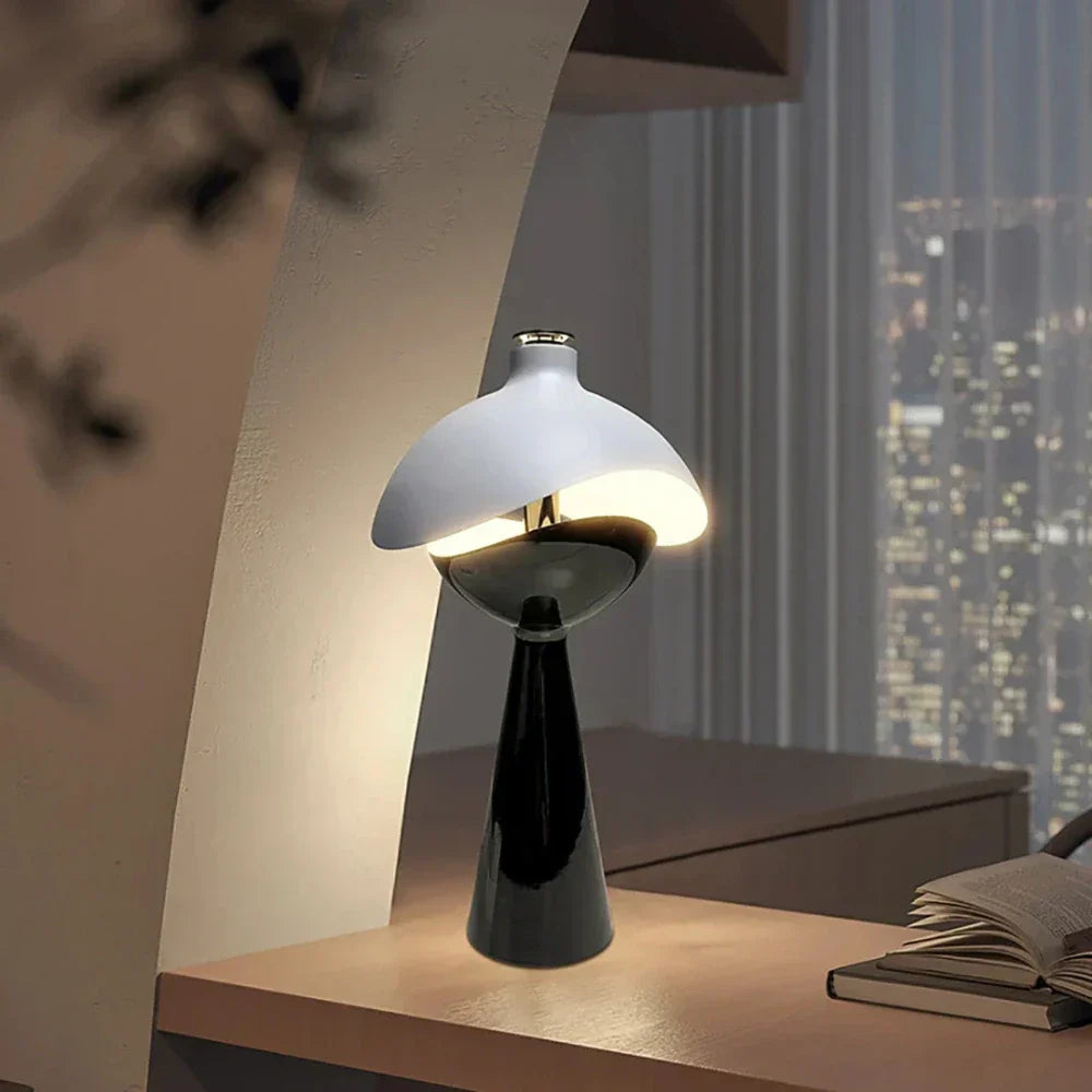 GlowHaven LED Table Lamp – Modern, Touch-Control & Rechargeable