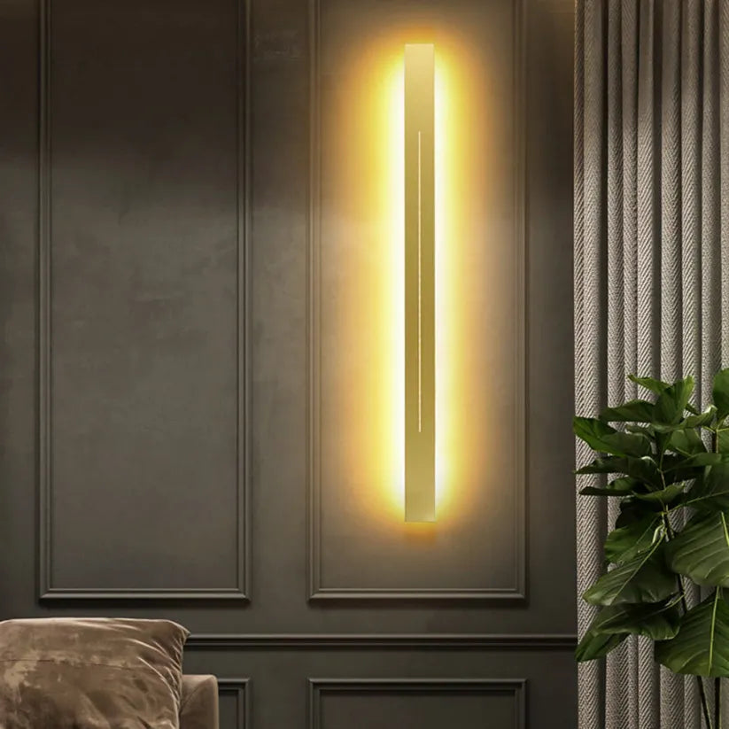 Adjustable Brightness Rectangular LED Wall Sconce – Modern Design with Energy-Saving Technology