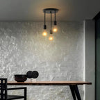 Classic Vintage Ceiling Lamp – Durable Iron Flush Mount Light for Elegant Interiors