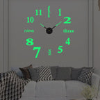Customizable Large Wall Clock with Silent Quartz Movement – Modern Decorative Timepiece