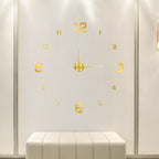 Customizable Large Wall Clock with Silent Quartz Movement – Modern Decorative Timepiece