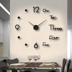 Customizable Large Wall Clock with Silent Quartz Movement – Modern Decorative Timepiece