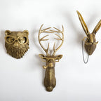 Decorative Metal Animal Head Wall Hook for Coats and Hats – Elegant Home Decor