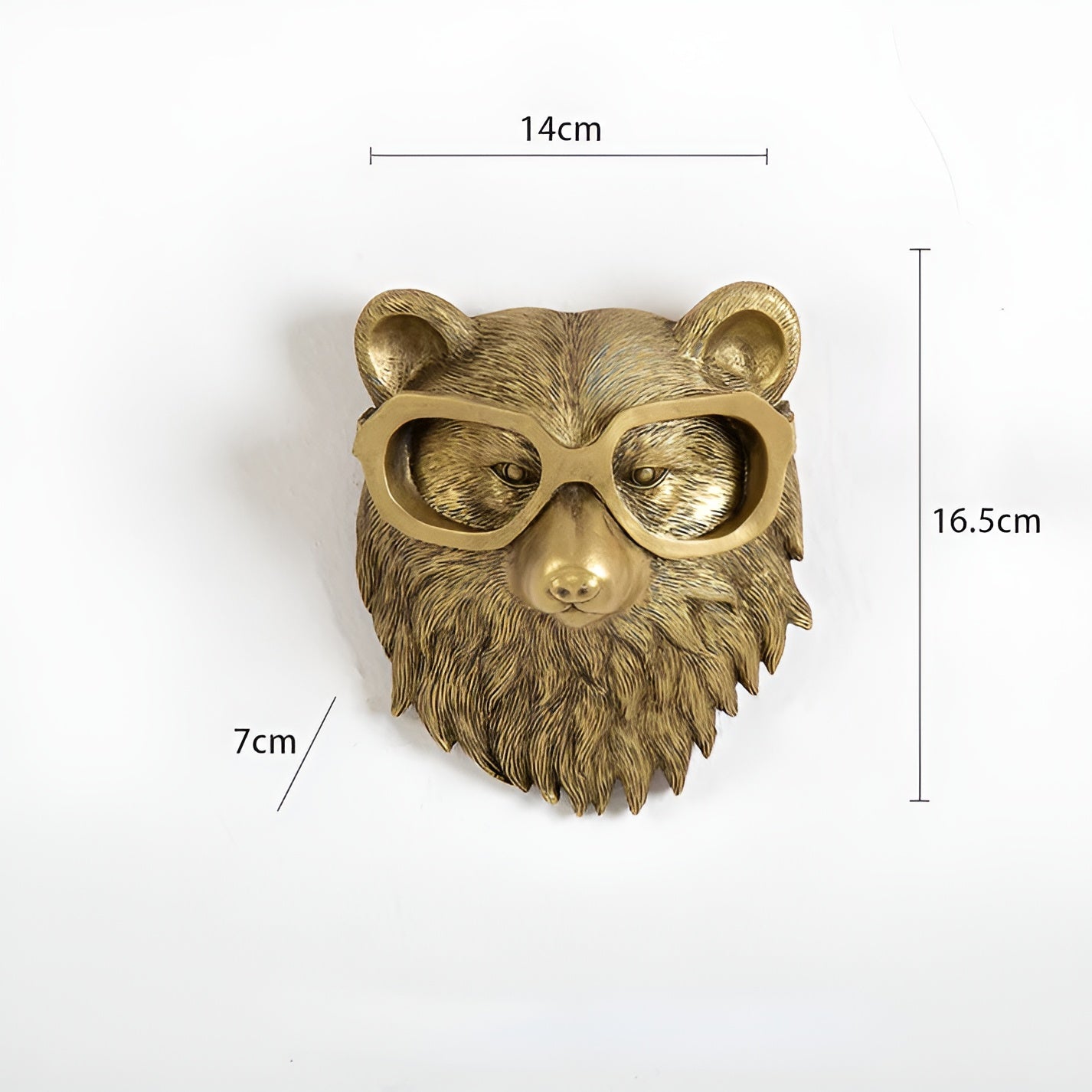 Decorative Metal Animal Head Wall Hook for Coats and Hats – Elegant Home Decor