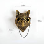 Decorative Metal Animal Head Wall Hook for Coats and Hats – Elegant Home Decor
