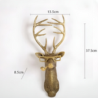 Decorative Metal Animal Head Wall Hook for Coats and Hats – Elegant Home Decor