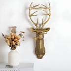 Decorative Metal Animal Head Wall Hook for Coats and Hats – Elegant Home Decor