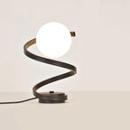 Dimmable Globe Table Lamp with Adjustable Brightness – Modern Bedside or Desk Lighting for Stylish Bedrooms