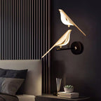 Elegant Bird-Shaped LED Wall Lamp with Dimmable Lighting and Adjustable Magnetic Feature