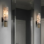 Elegant Marble LED Wall Lamp with Soft Ambient Lighting – Modern Luxury Wall Sconce
