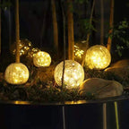 Elegant Solar Garden Lamp with Crystal Design – Weather-Resistant Outdoor Lighting