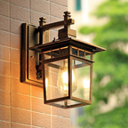 Elegant Waterproof Outdoor Wall Lamp with Adjustable Head – Durable Metal Design