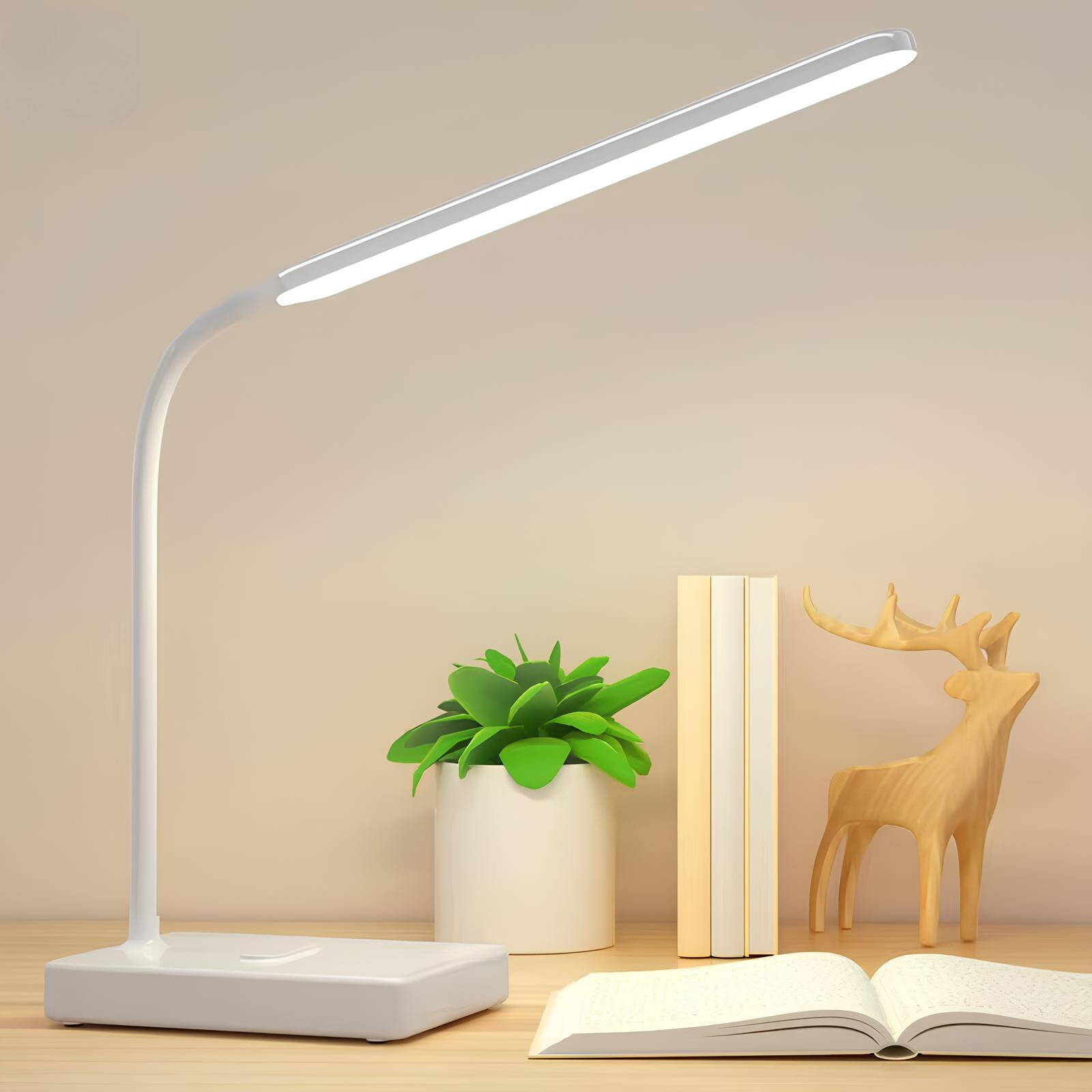 BrilloMax LED Desk Lamp with Adjustable Arm