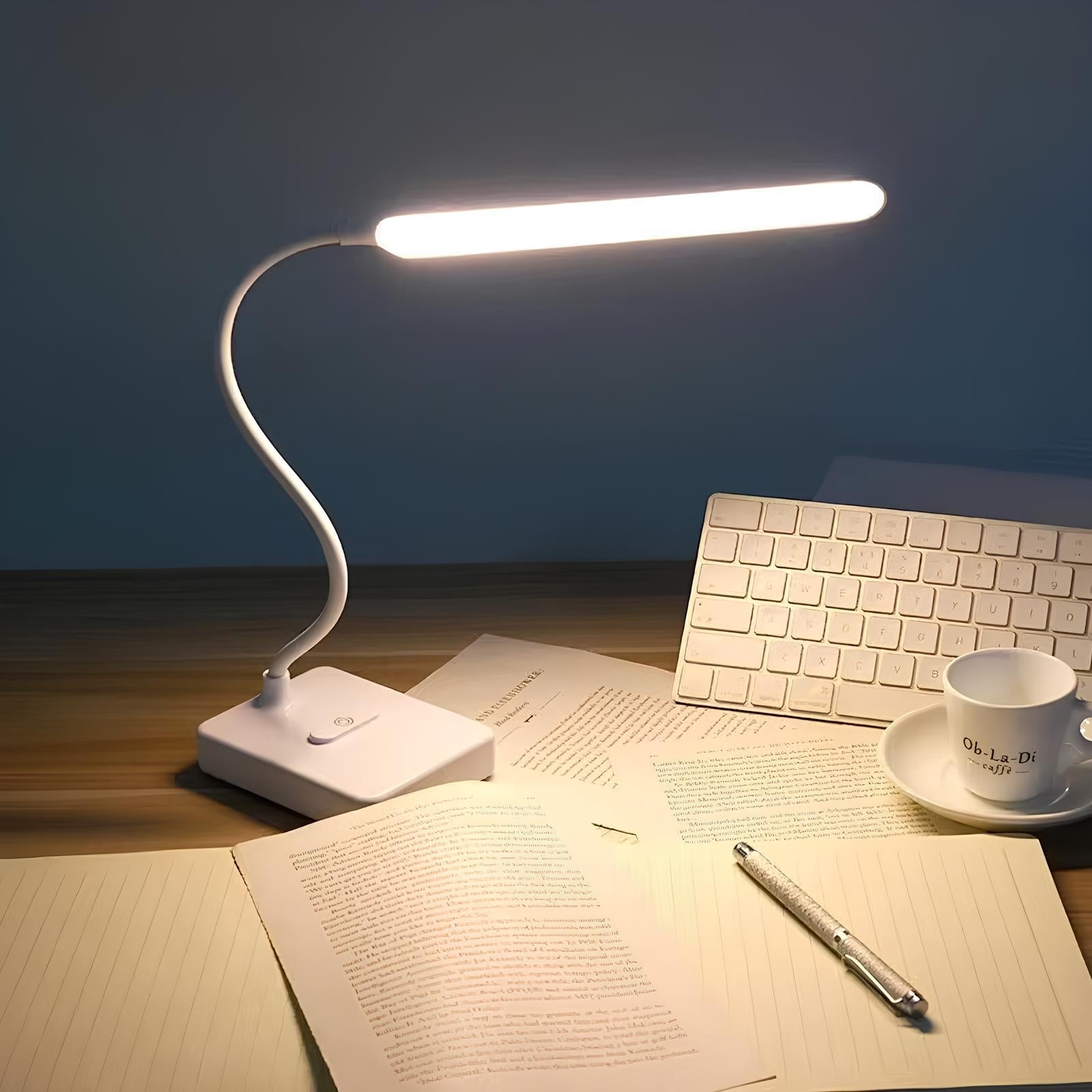 BrilloMax LED Desk Lamp with Adjustable Arm