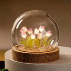 Handmade Flower Table Lamp – Colorful Bedside and Desk Lighting for Cozy Bedrooms and Living Spaces