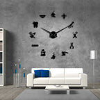 Large Minimalist Wall Clock for Professional Environments – Silent Operation and Easy-to-Read Design