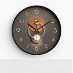 Large Modern Wall Clock with Silent Quartz Movement – Elegant Design for Kitchen and Living Spaces