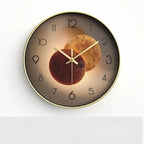Large Modern Wall Clock with Silent Quartz Movement – Elegant Design for Kitchen and Living Spaces