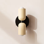 Modern Adjustable LED Wall Lamp with Dual Heads for Customizable Illumination