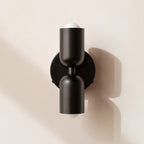 Modern Adjustable LED Wall Lamp with Dual Heads for Customizable Illumination