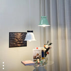 Modern Curved Pendant Light – Elegant Ceiling Fixture for Dining and Living Spaces