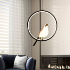 Modern Dimmable Pendant Light with Adjustable LED and Remote Control – Sleek Aluminum Design
