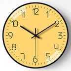 Modern Eco-Friendly Silent Wall Clock - Minimalist Design for Serene Home Décor