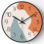 Modern Eco-Friendly Silent Wall Clock - Minimalist Design for Serene Home Décor