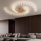 Modern Fireworks Ceiling Chandelier for Living Room – Stylish Metal Light Fixture
