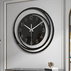 Modern Minimalist Wall Clock with Silent Quartz Movement – Scandinavian Design for Contemporary Interiors