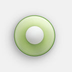 Modern Round Flush Mount Ceiling Light Fixture – Elegant Glass Design for Contemporary Spaces