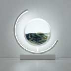 Quicksand Table Lamp with Unique Sand Mechanism and Soft LED Lighting – Tranquil Home Decor