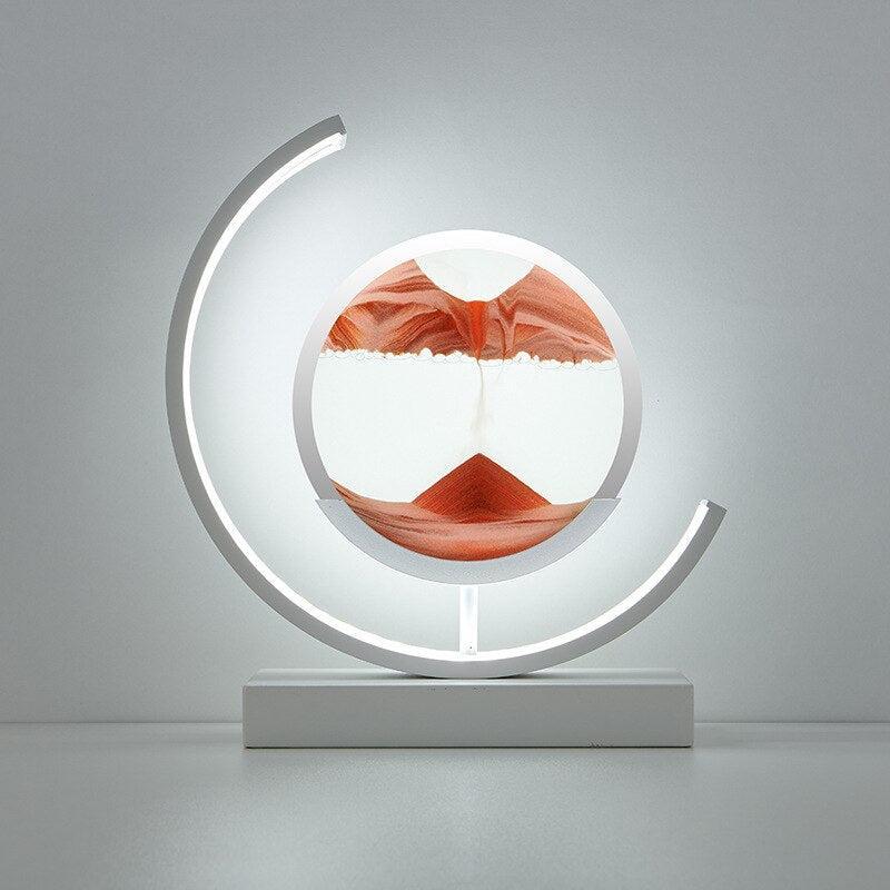 Quicksand Table Lamp with Unique Sand Mechanism and Soft LED Lighting – Tranquil Home Decor