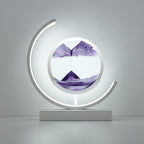 Quicksand Table Lamp with Unique Sand Mechanism and Soft LED Lighting – Tranquil Home Decor