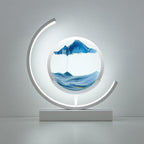 Quicksand Table Lamp with Unique Sand Mechanism and Soft LED Lighting – Tranquil Home Decor